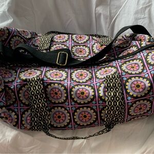 Mossimo Supply Co. Pink and Black Geometric Travel Duffel